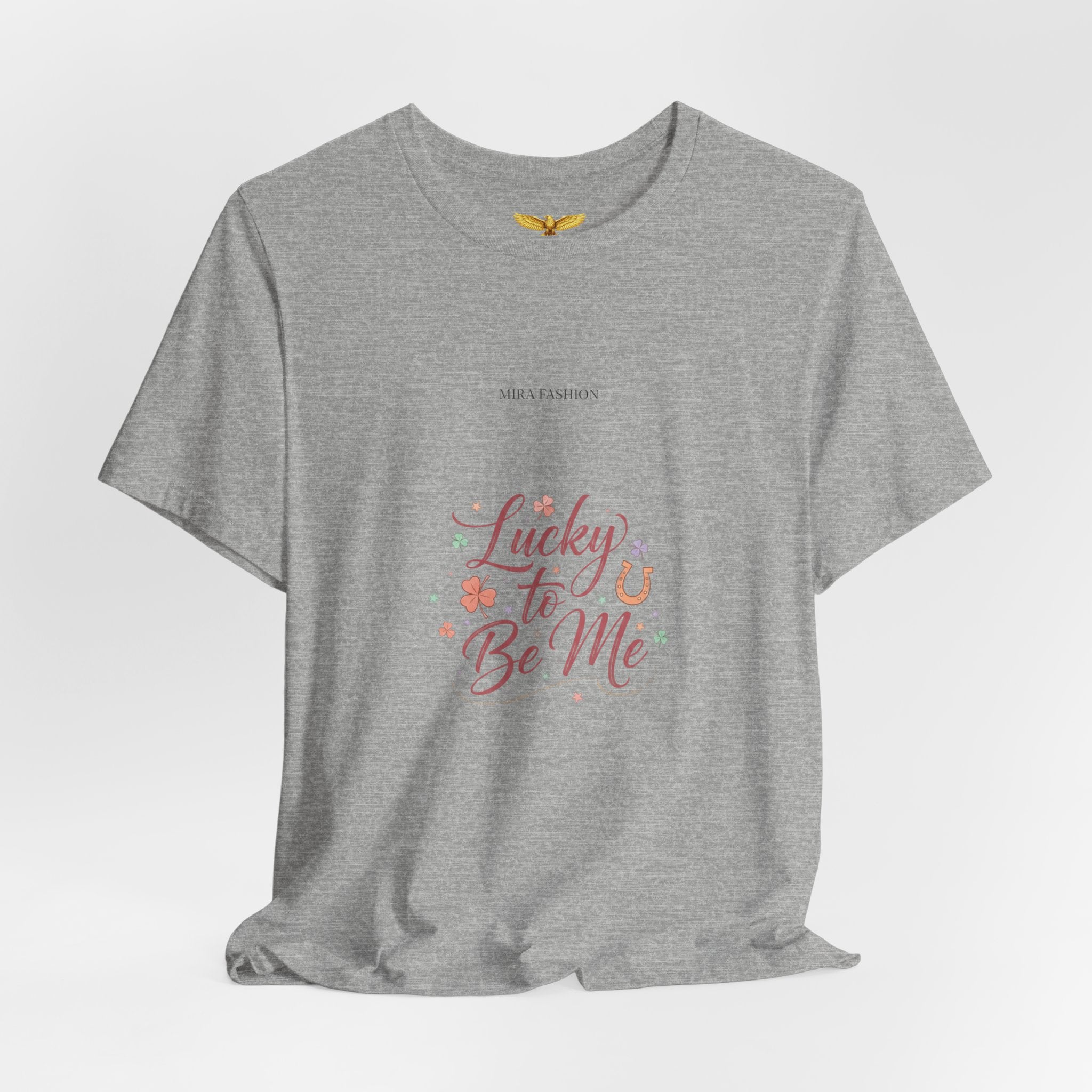 Lucky to Be Me Tee | Lucky Era shirt, glitter script graphic