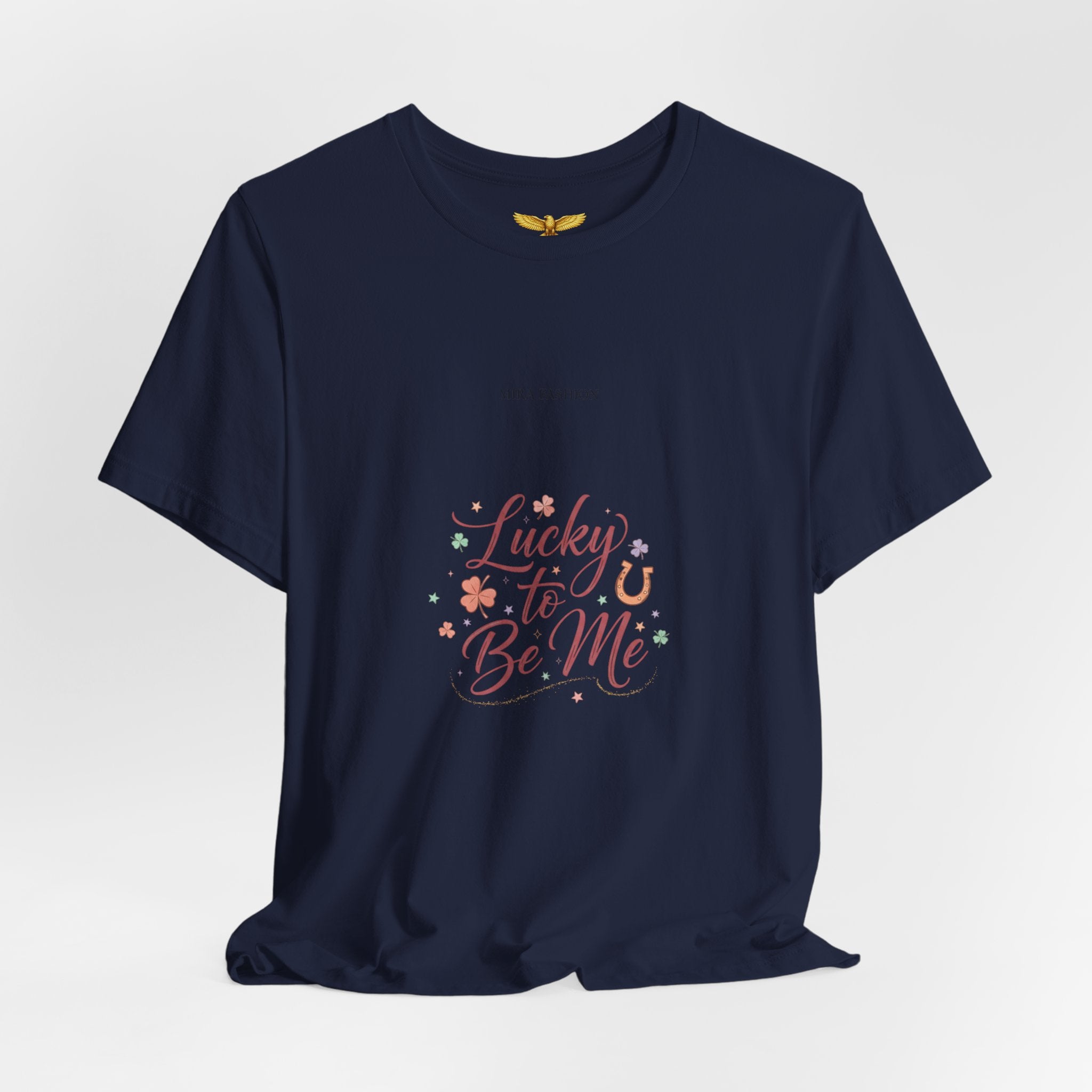 Lucky to Be Me Tee | Lucky Era shirt, glitter script graphic