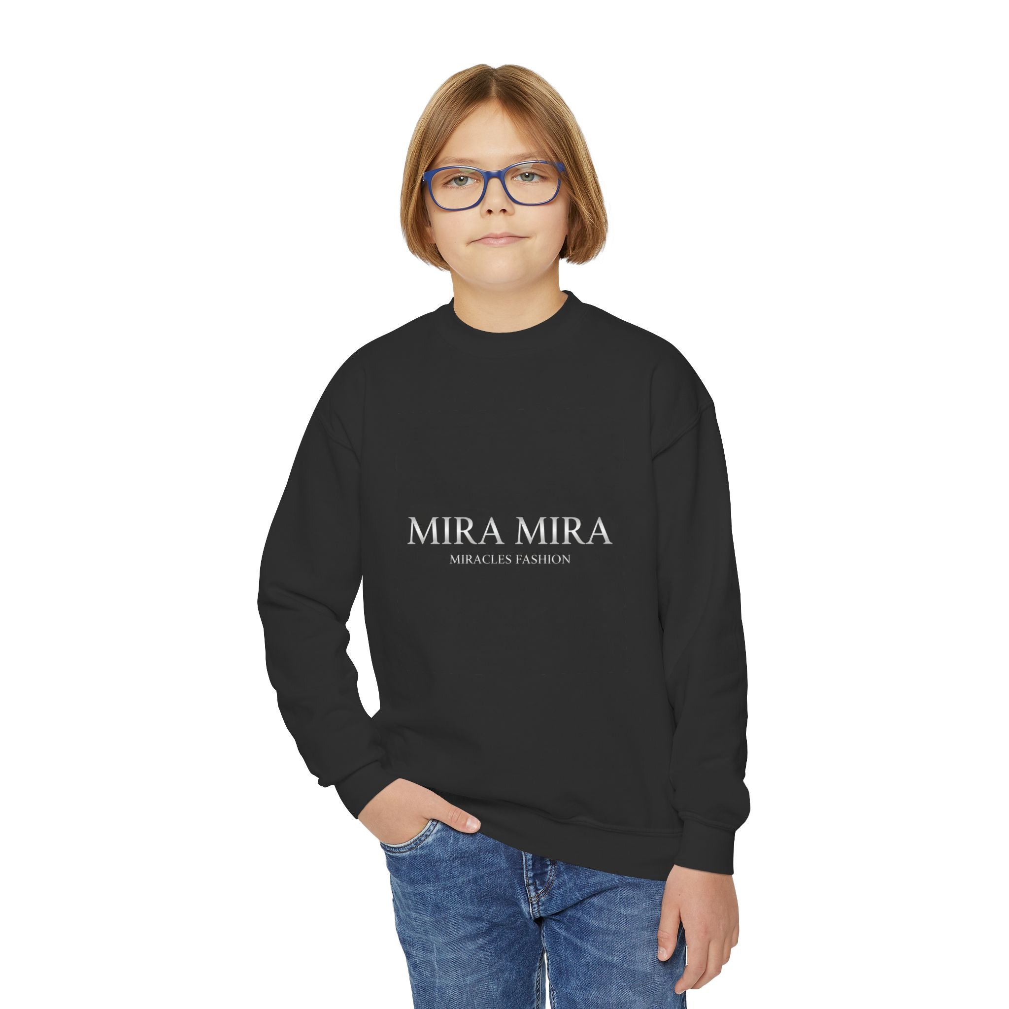 "MIRA MIRA" Youth Unisex Crewneck Sweatshirt "(MIRACLE&