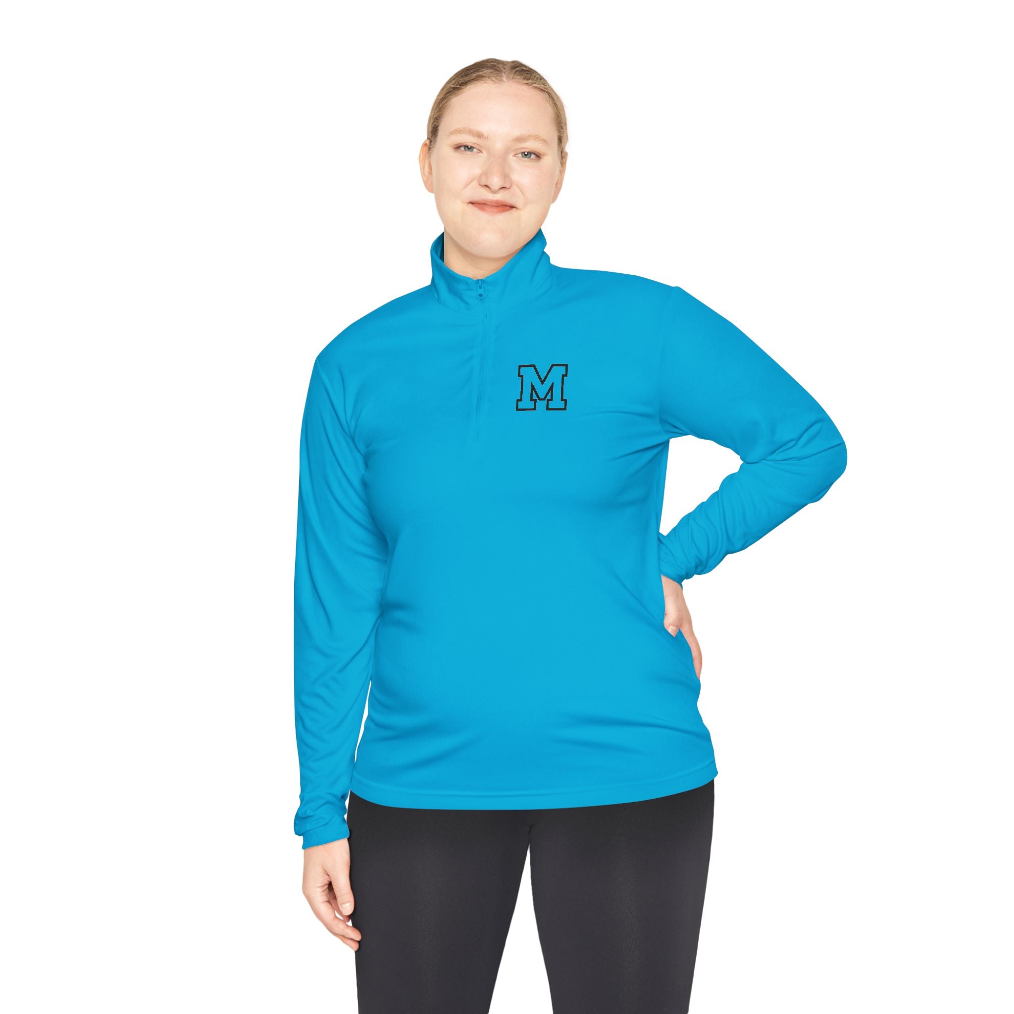 "MIRA MIRA Fearless Portrait Quarter-Zip Pullover"(MIRACLE&