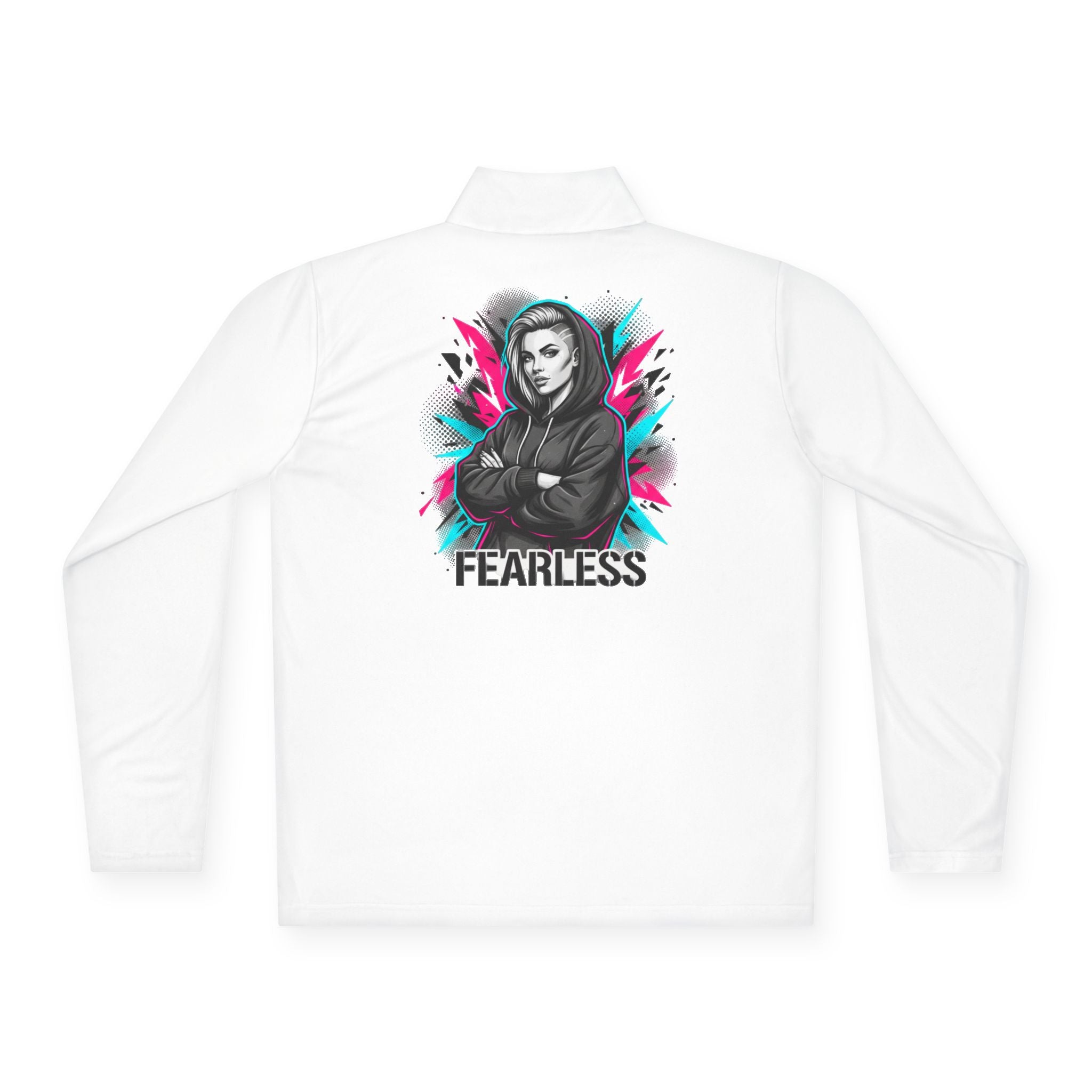 "MIRA MIRA Fearless Portrait Quarter-Zip Pullover"(MIRACLE&