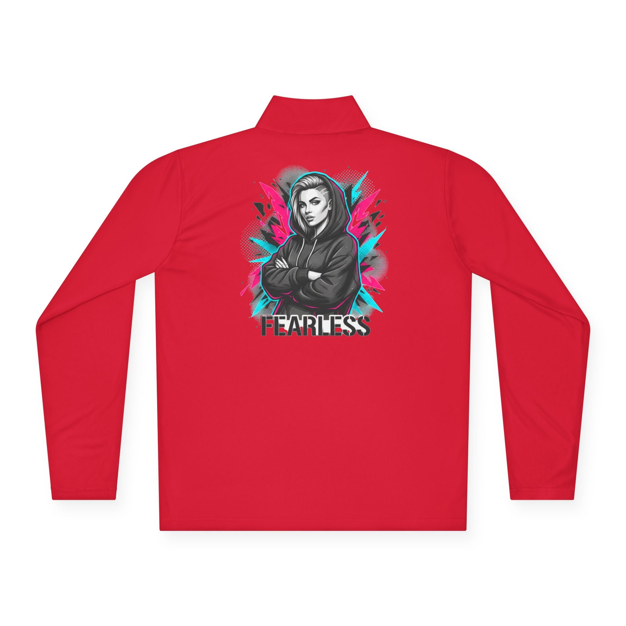 "MIRA MIRA Fearless Portrait Quarter-Zip Pullover"(MIRACLE&