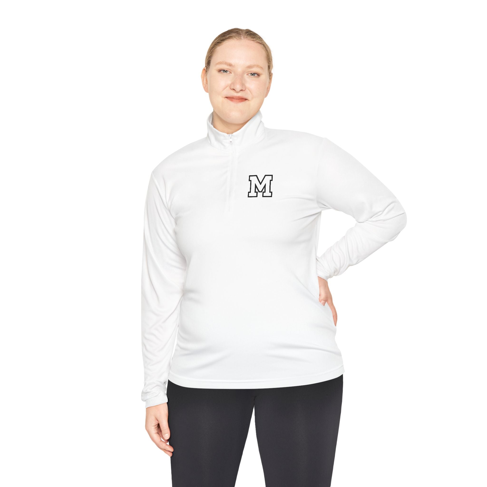 "MIRA MIRA Fearless Portrait Quarter-Zip Pullover"(MIRACLE&