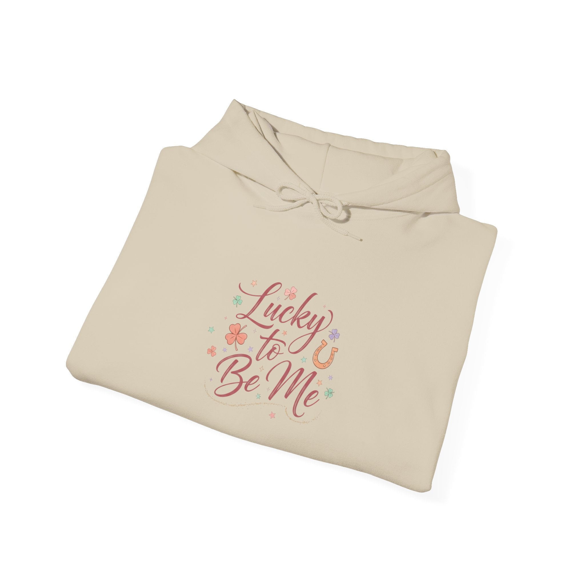 Lucky to Be Me Hoodie | Lucky Era aesthetic, script glitter graphic