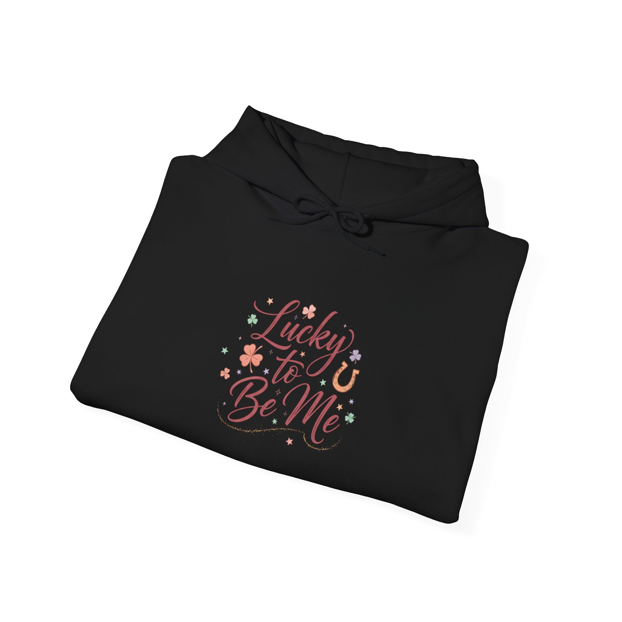 Lucky to Be Me Hoodie | Lucky Era aesthetic, script glitter graphic