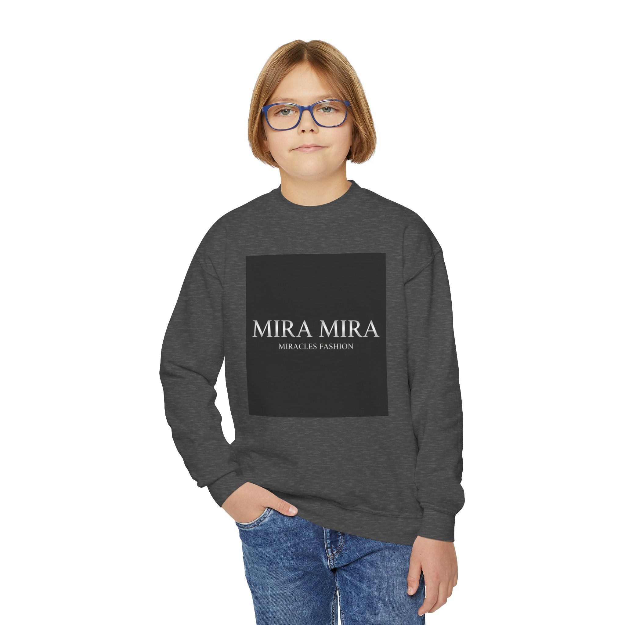 "MIRA MIRA" Youth Unisex Crewneck Sweatshirt "(MIRACLE&