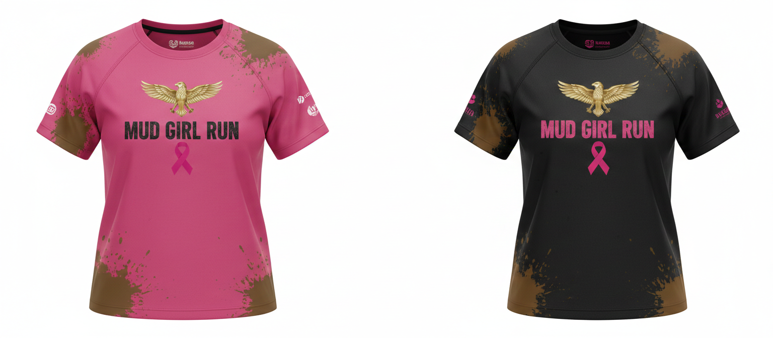 "MIRA MIRA" Mud Girl Run T-Shirt "(MIRACLE&