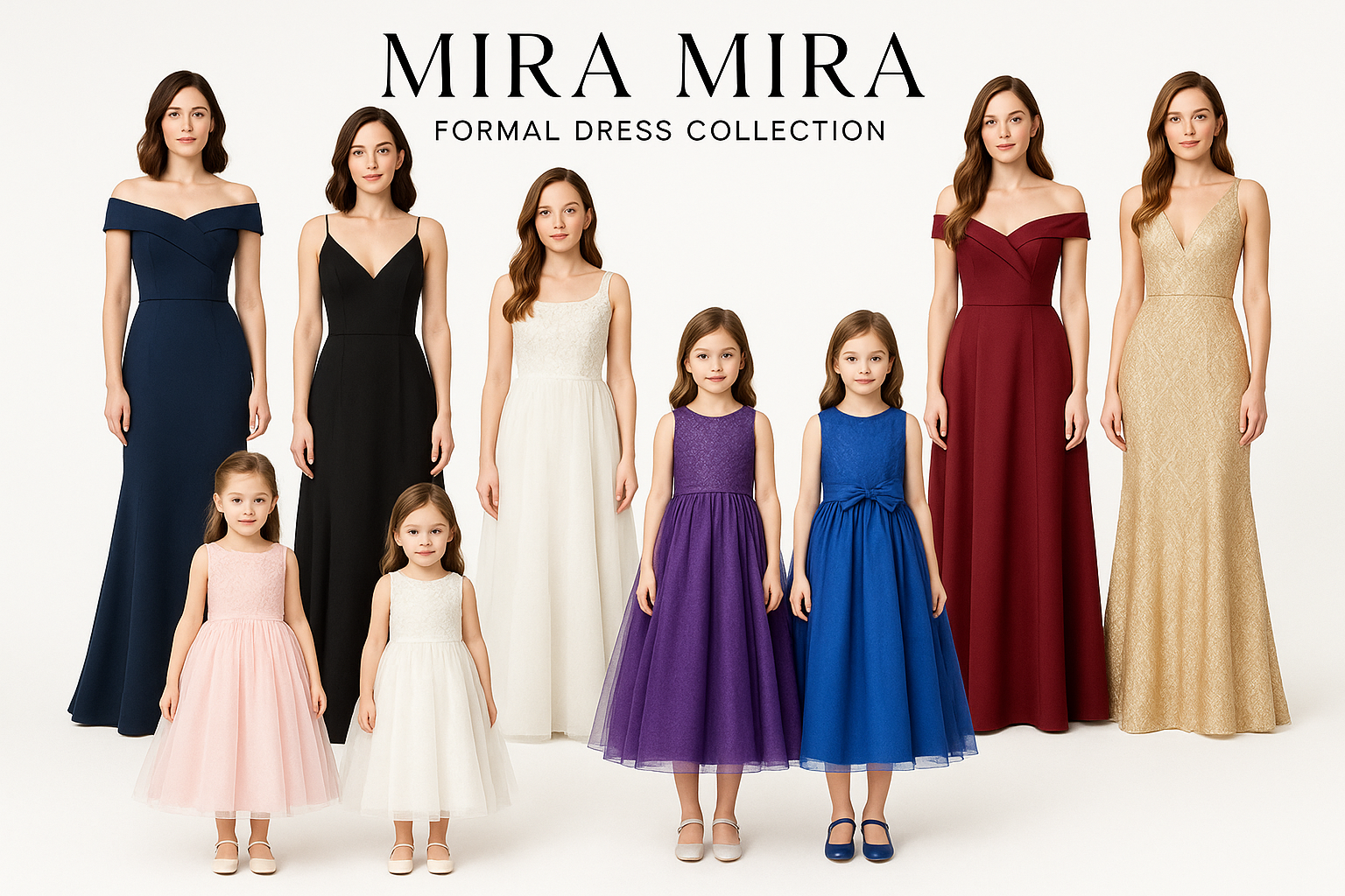 "MIRA MIRA" Girls & Women Formal Dresses"(MIRACLE&