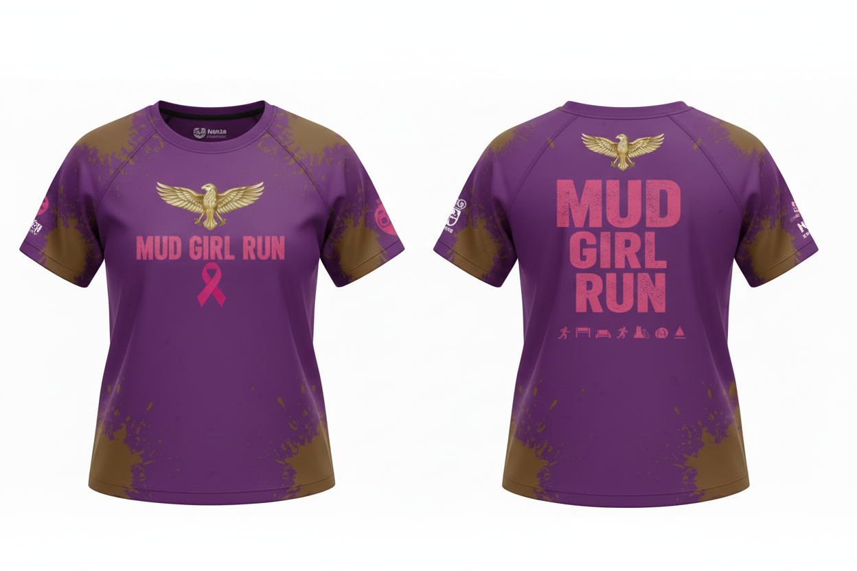 "MIRA MIRA" Mud Girl Run T-Shirt "(MIRACLE&