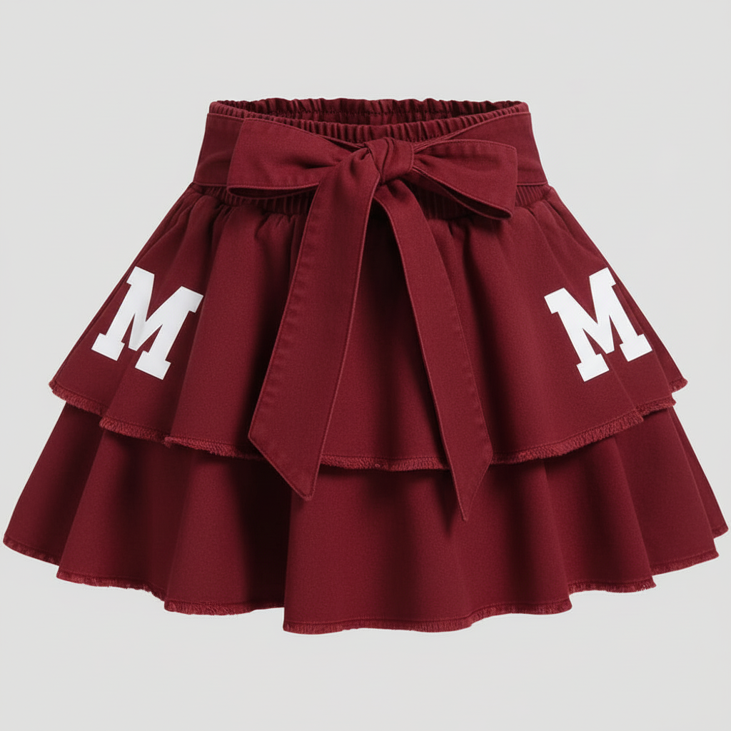 "MIRA MIRA" M Signature Kids & Teens Tiered Ruffle Skirt "MIRACLE&