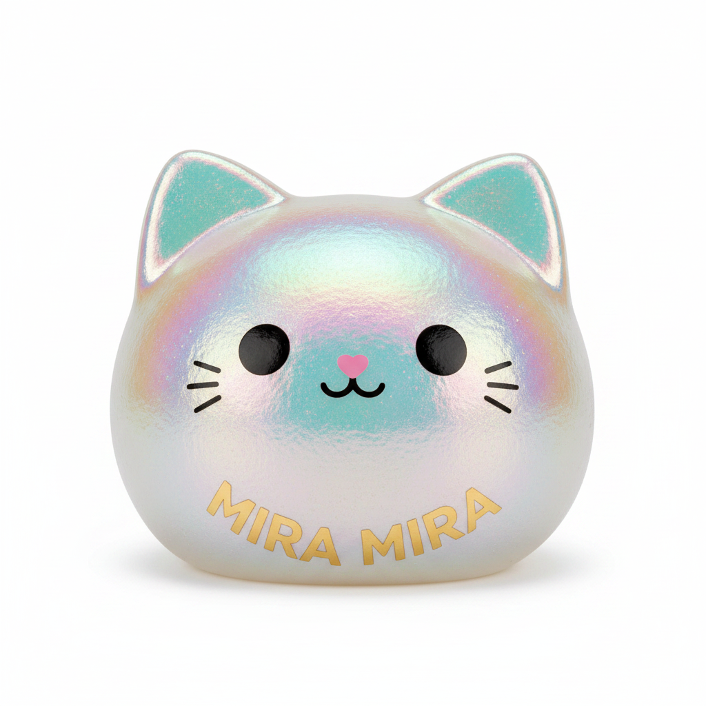 Iridescent Cat Squishy