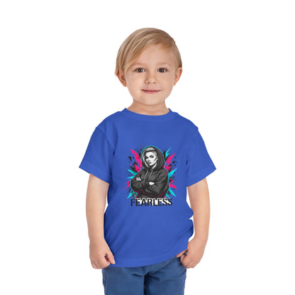Fearless Toddler Tee — Bold Hoodie Girl Graphic Shirt