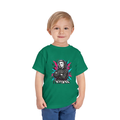 Fearless Toddler Tee — Bold Hoodie Girl Graphic Shirt