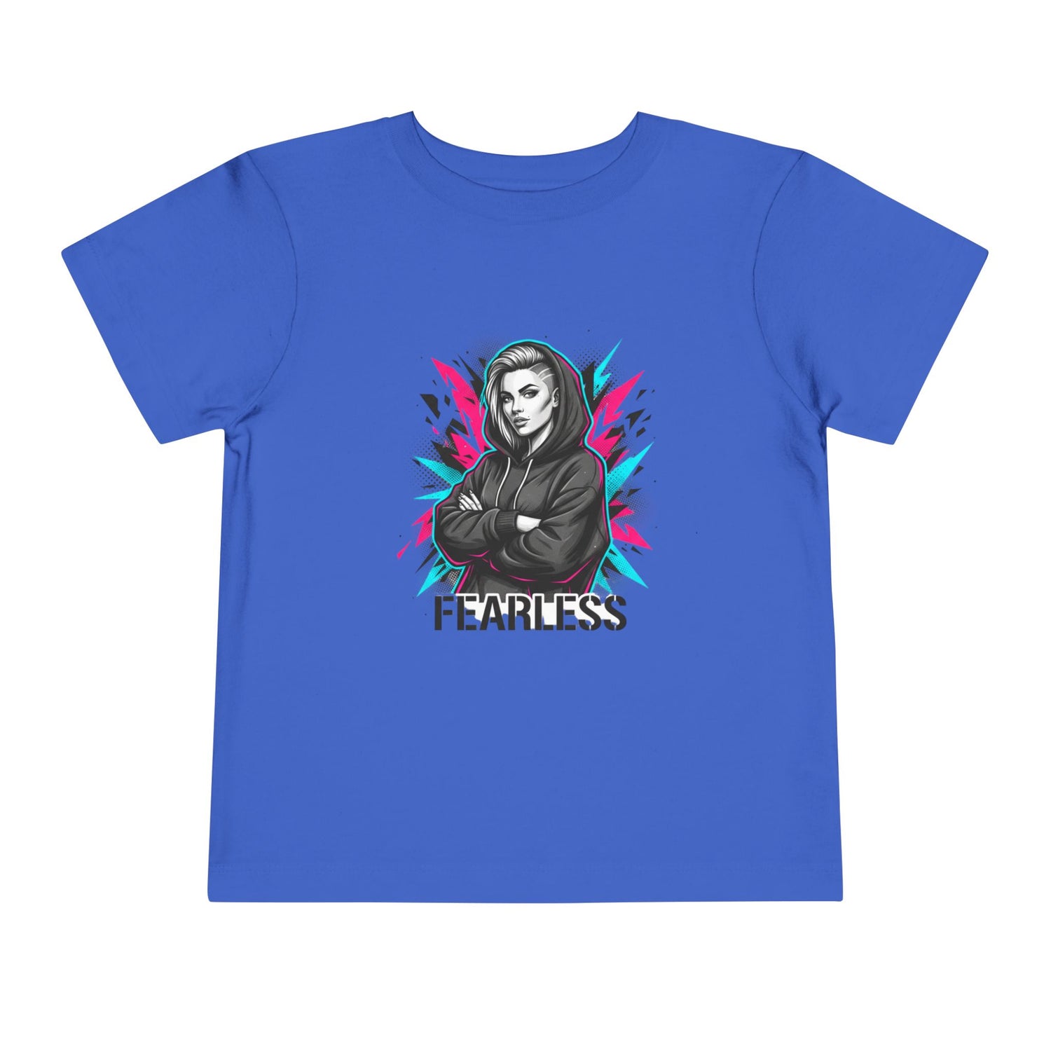 Fearless Toddler Tee — Bold Hoodie Girl Graphic Shirt