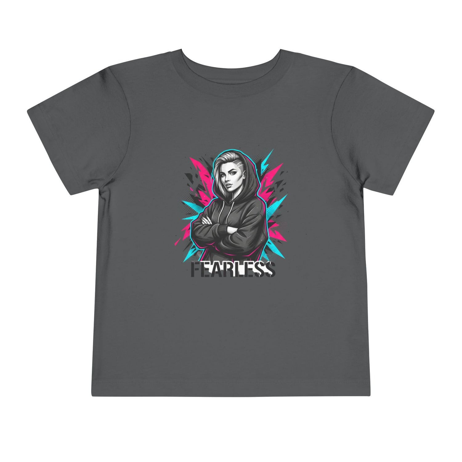 Fearless Toddler Tee — Bold Hoodie Girl Graphic Shirt