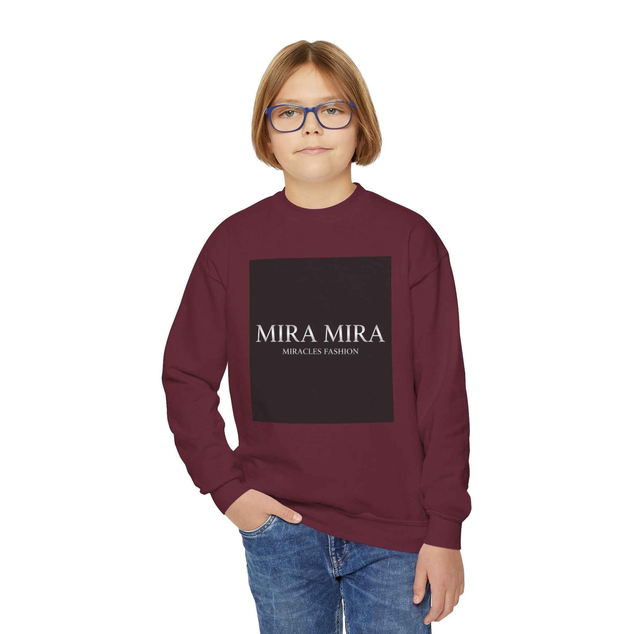 "MIRA MIRA" Youth Unisex  Crewneck Sweatshirt "(MIRACLE&