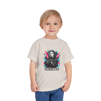 Fearless Toddler Tee — Bold Hoodie Girl Graphic Shirt