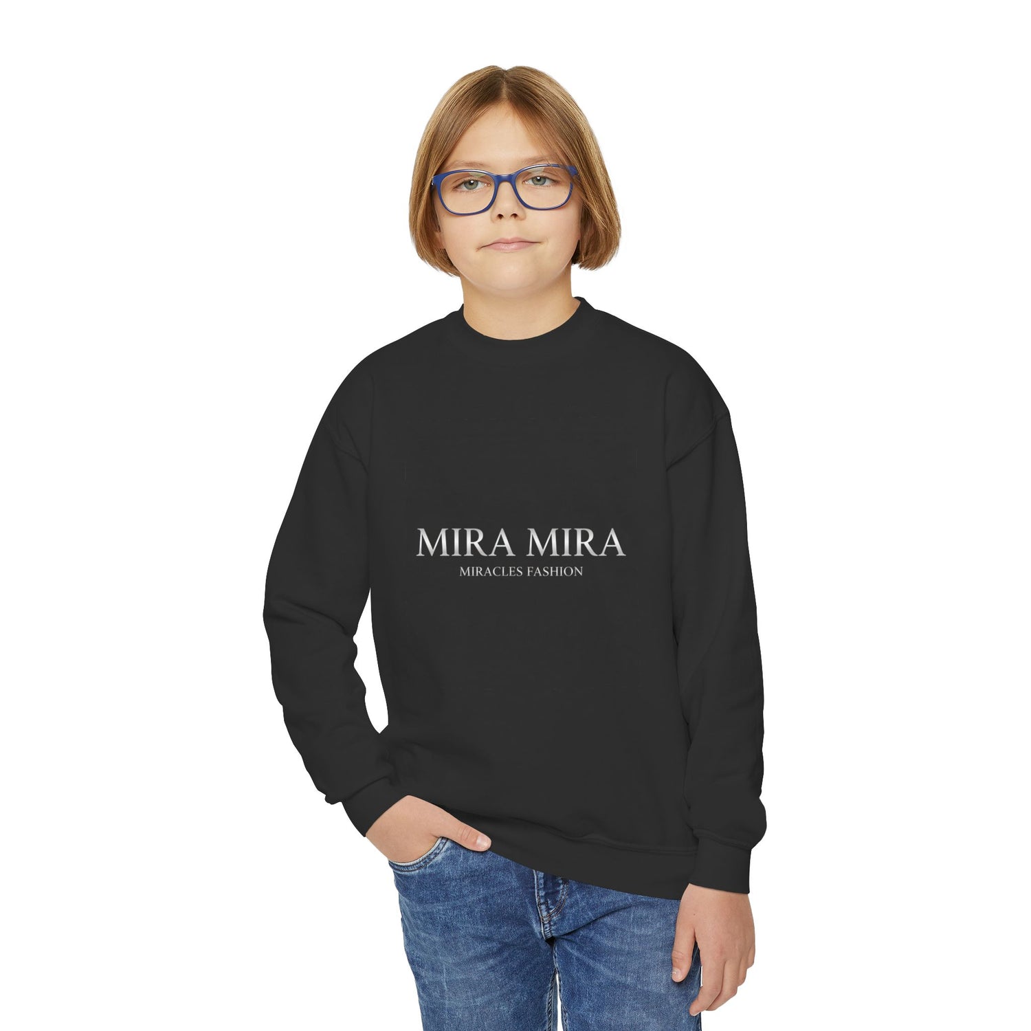 "MIRA MIRA" Youth Unisex  Crewneck Sweatshirt "(MIRACLE&
