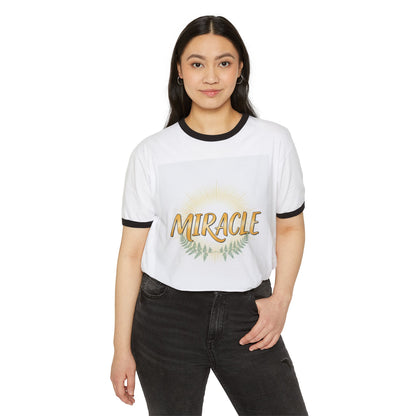 Miracle Sunflower Ringer T-Shirt