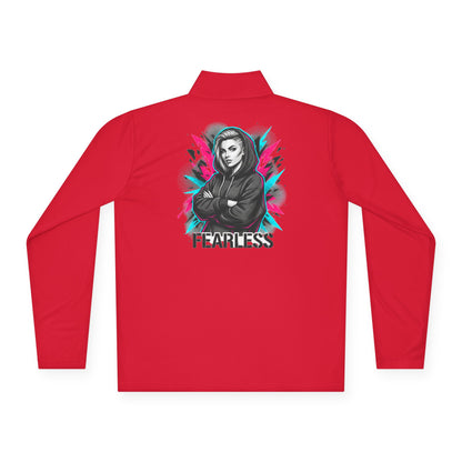 "MIRA MIRA Fearless Portrait Quarter-Zip Pullover"(MIRACLE&