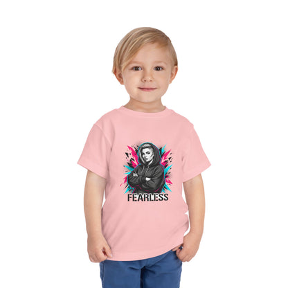 Fearless Toddler Tee — Bold Hoodie Girl Graphic Shirt