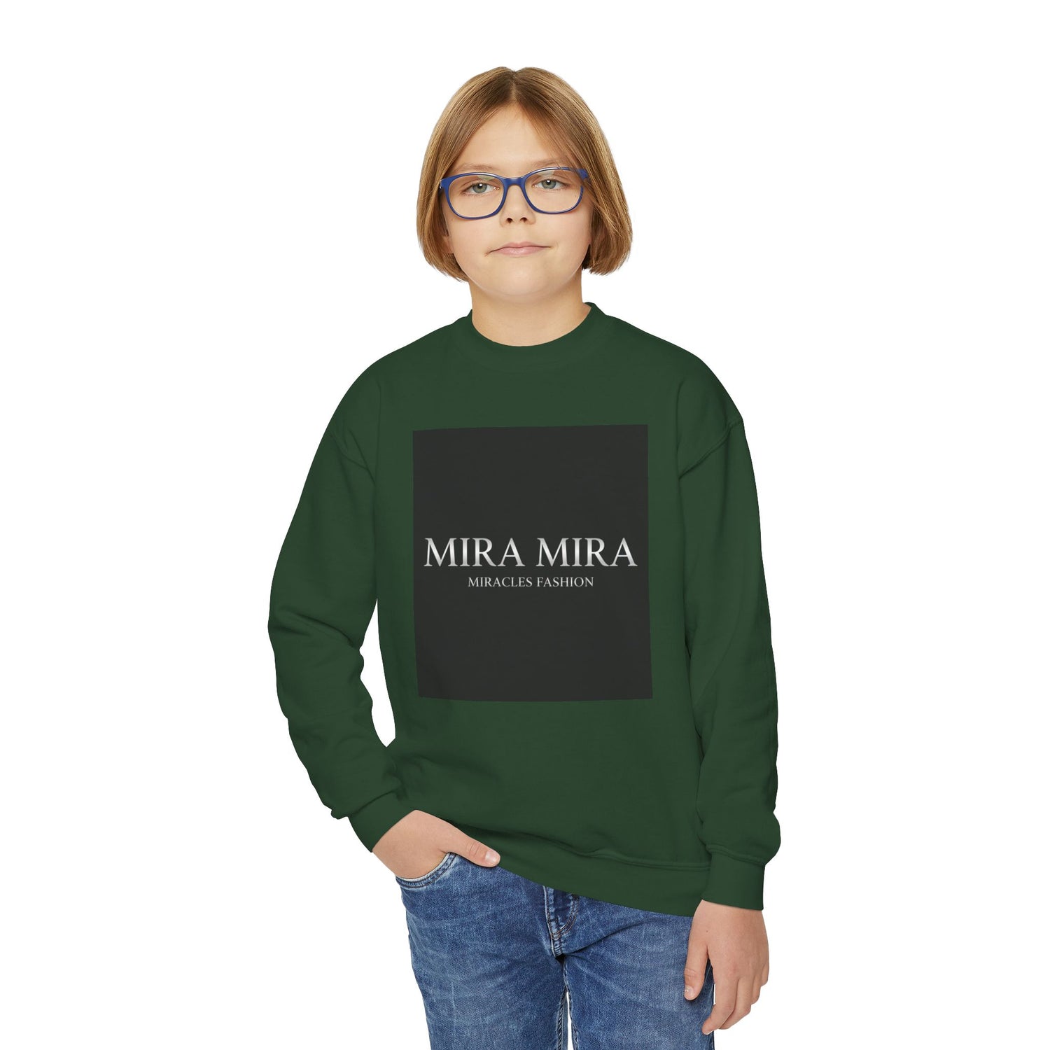 "MIRA MIRA" Youth Unisex  Crewneck Sweatshirt "(MIRACLE&