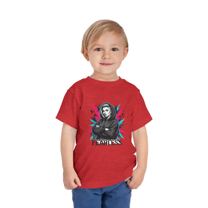 Fearless Toddler Tee — Bold Hoodie Girl Graphic Shirt