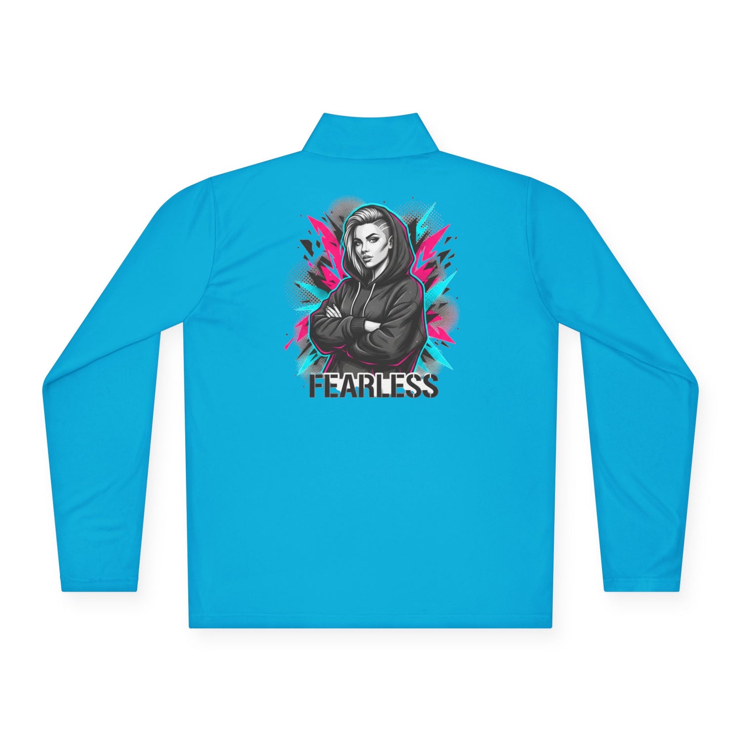 "MIRA MIRA Fearless Portrait Quarter-Zip Pullover"(MIRACLE&