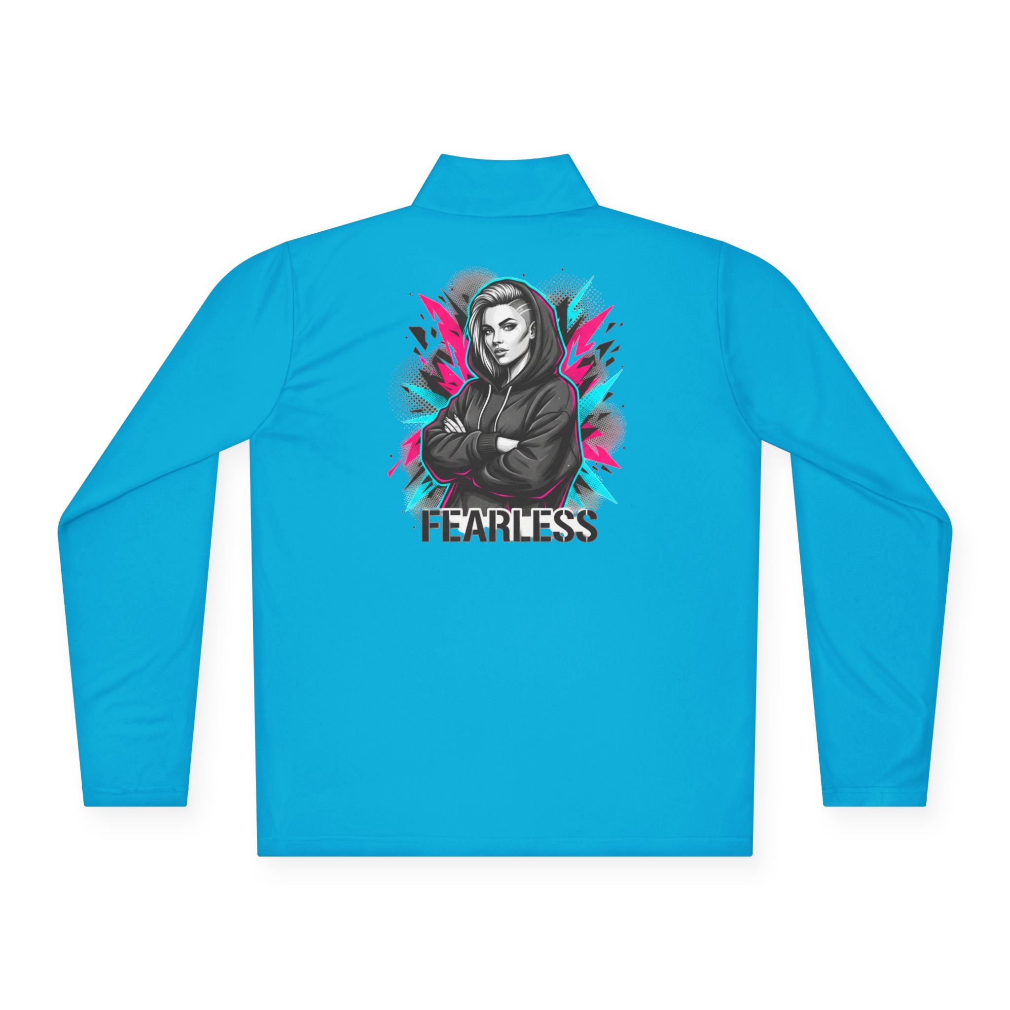 "MIRA MIRA Fearless Portrait Quarter-Zip Pullover"(MIRACLE&