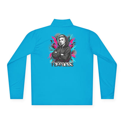 "MIRA MIRA Fearless Portrait Quarter-Zip Pullover"(MIRACLE&