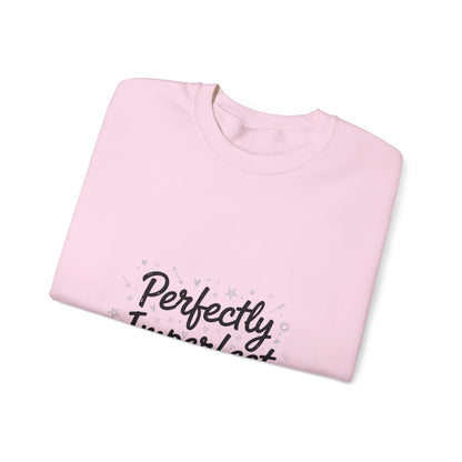 Perfectly Imperfect Marker Script Sweatshirt | handwritten font art, doodle quote