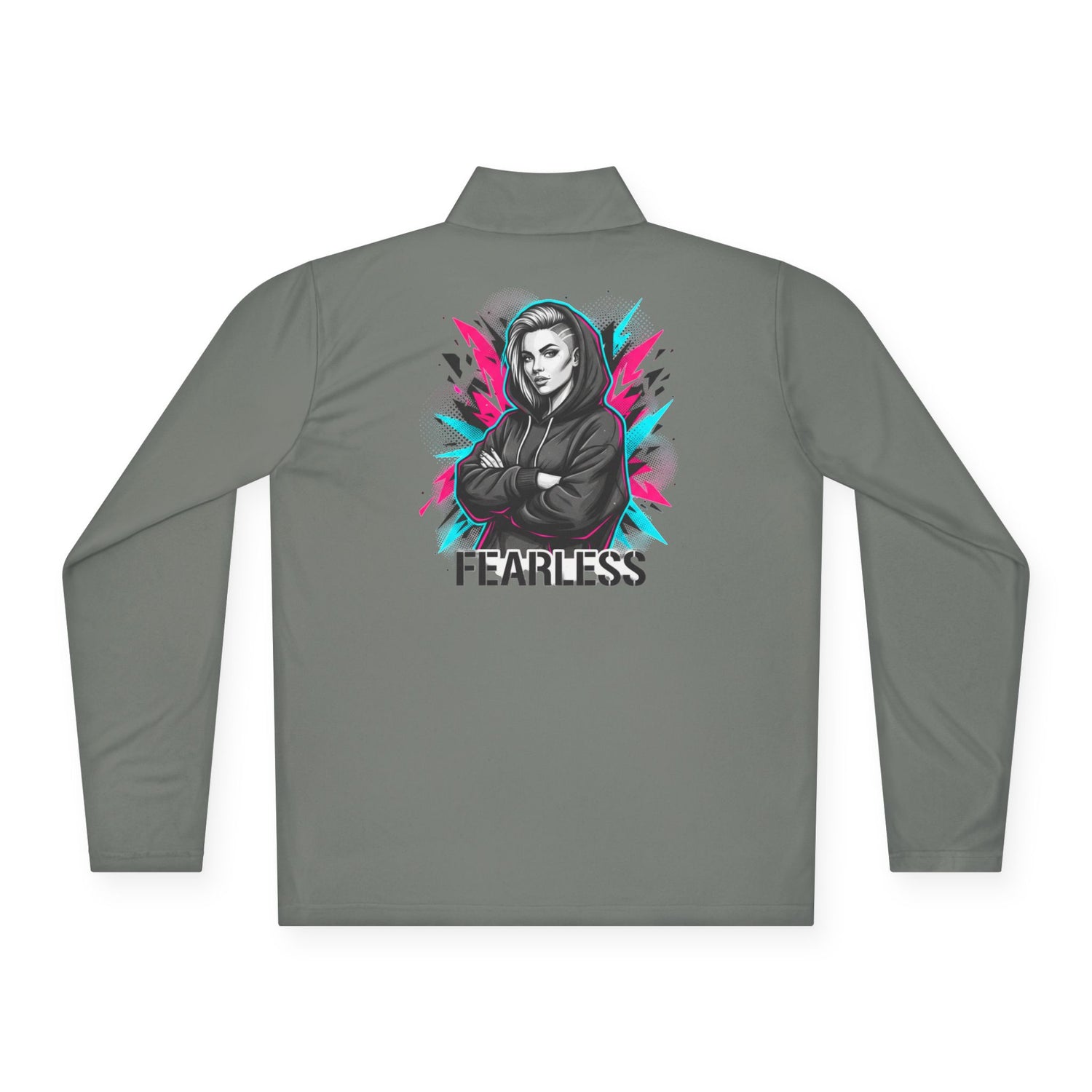"MIRA MIRA Fearless Portrait Quarter-Zip Pullover"(MIRACLE&
