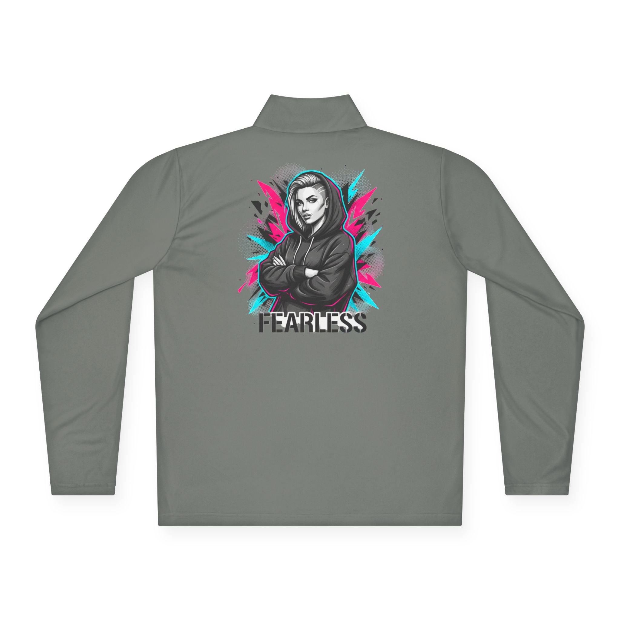 "MIRA MIRA Fearless Portrait Quarter-Zip Pullover"(MIRACLE&