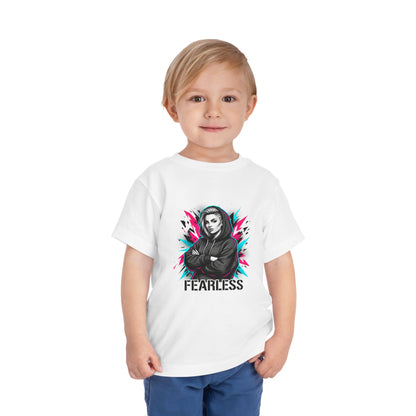 Fearless Toddler Tee — Bold Hoodie Girl Graphic Shirt