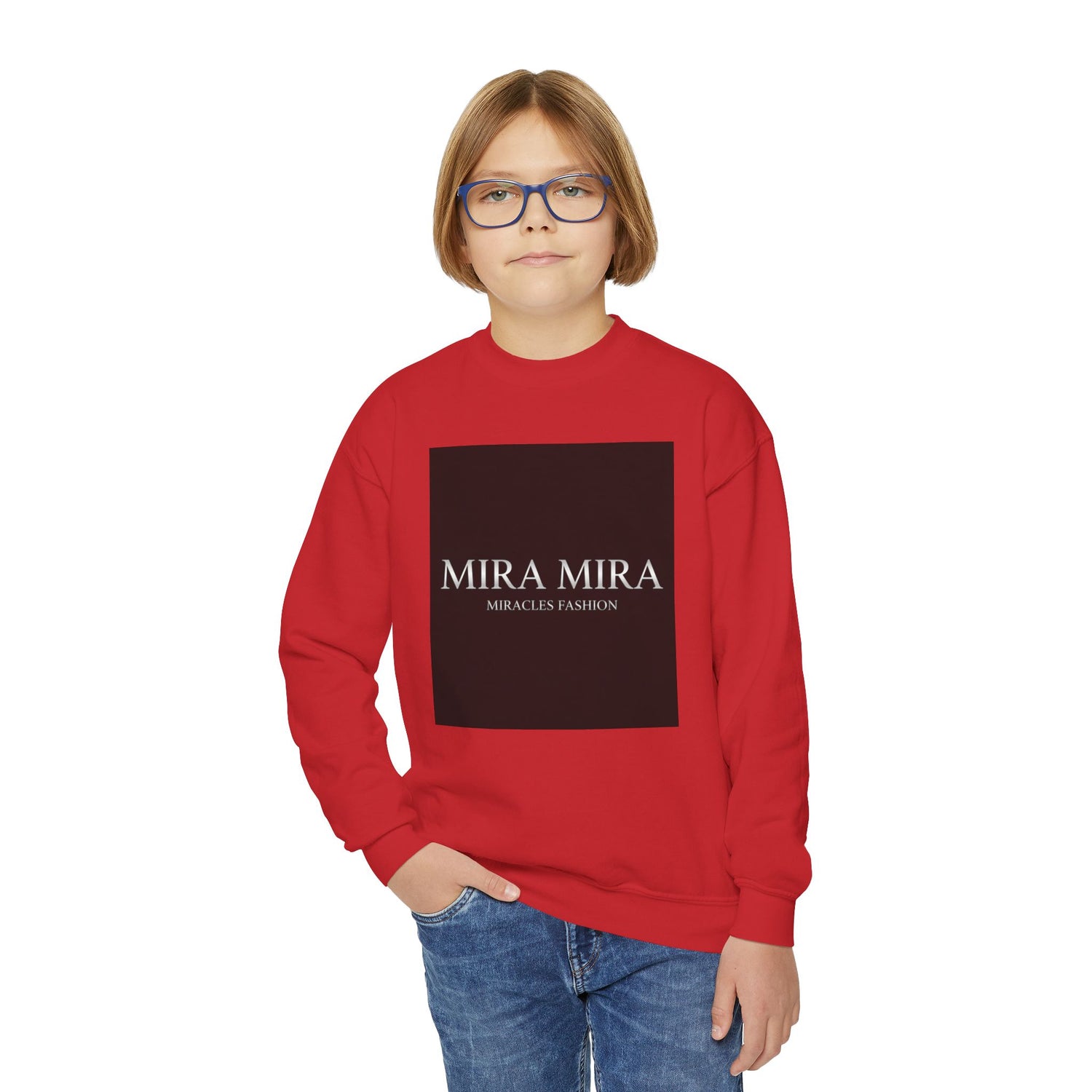 "MIRA MIRA" Youth Unisex  Crewneck Sweatshirt "(MIRACLE&