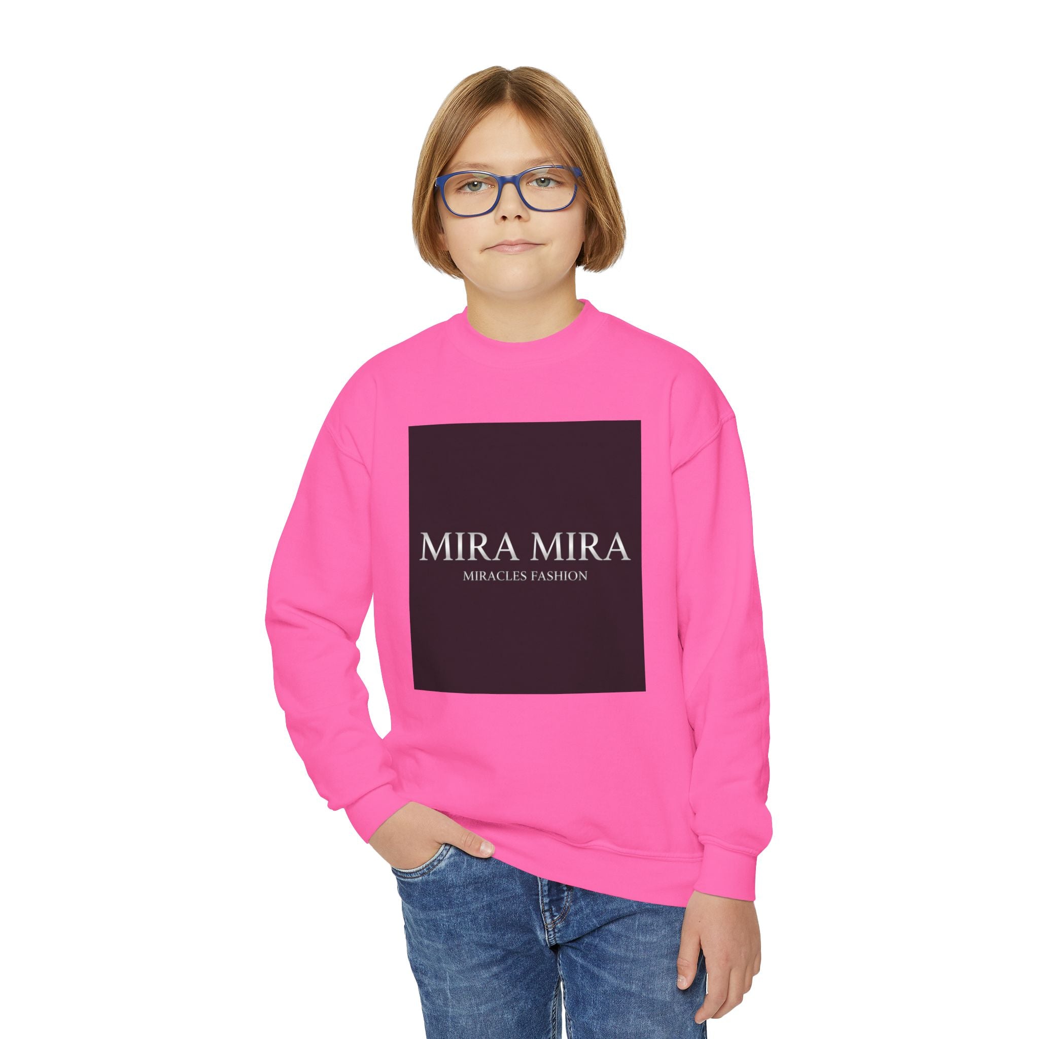 "MIRA MIRA" Youth Unisex  Crewneck Sweatshirt "(MIRACLE&