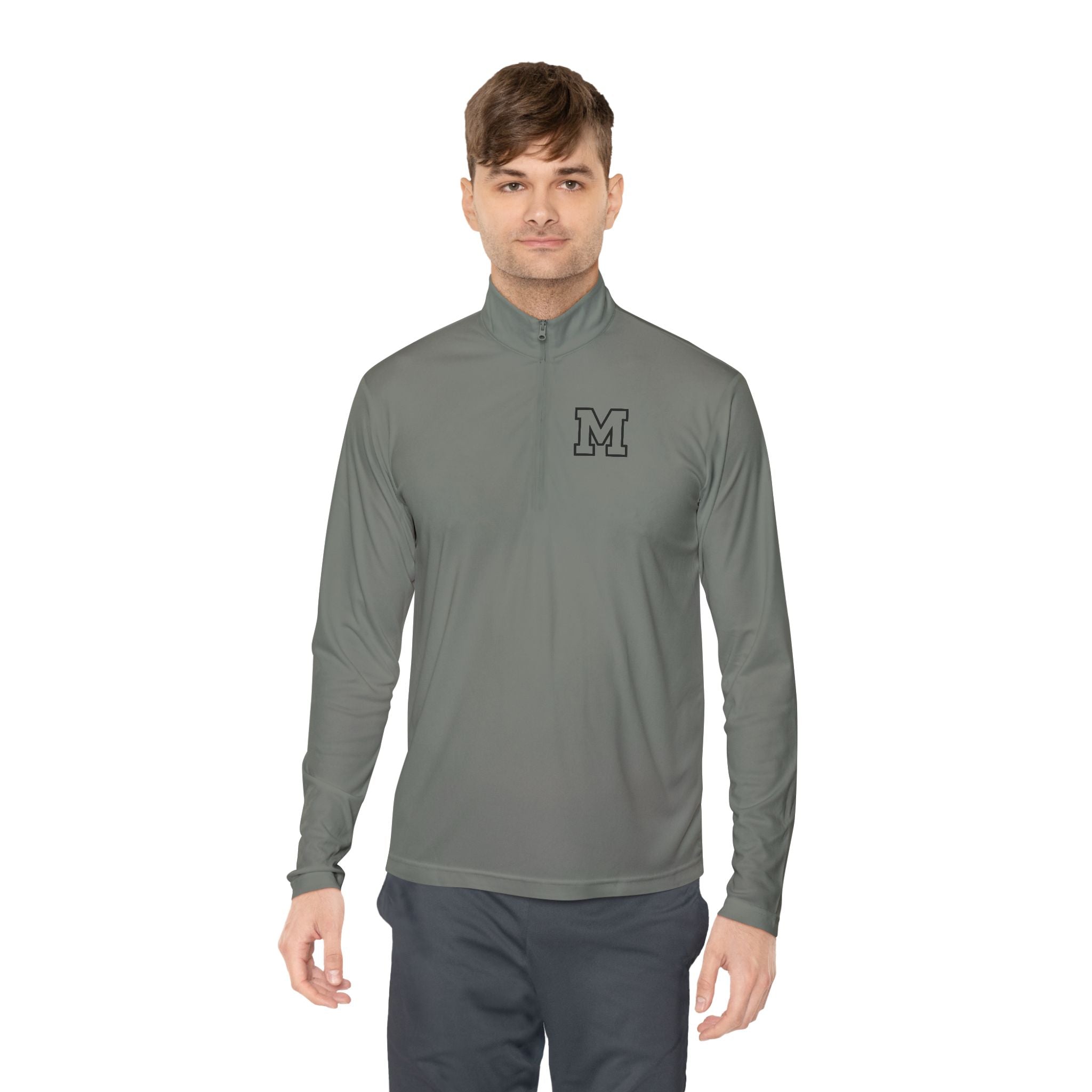 "MIRA MIRA Fearless Portrait Quarter-Zip Pullover"(MIRACLE&