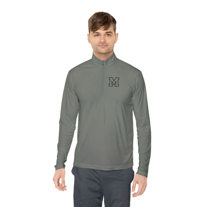 "MIRA MIRA Fearless Portrait Quarter-Zip Pullover"(MIRACLE&