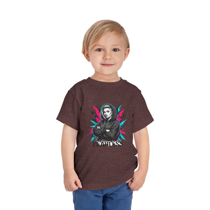 Fearless Toddler Tee — Bold Hoodie Girl Graphic Shirt