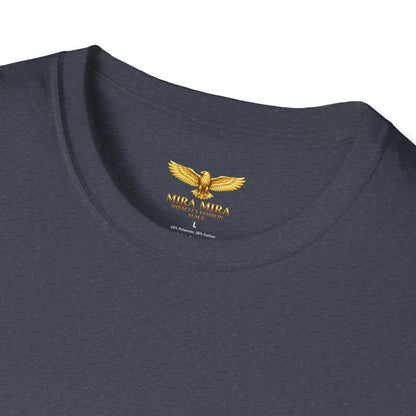 Classic Letter M T-Shirt — Minimal Varsity Monogram Tee