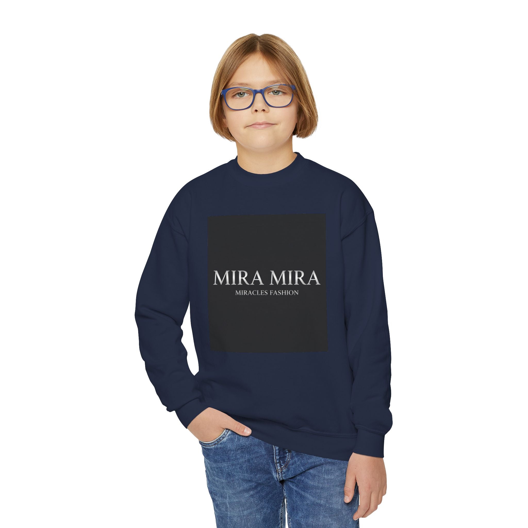 "MIRA MIRA" Youth Unisex  Crewneck Sweatshirt "(MIRACLE&