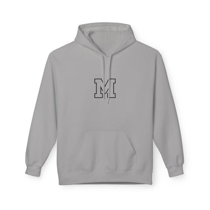 Classic Letter M Hoodie — Minimal Monogram Pullover