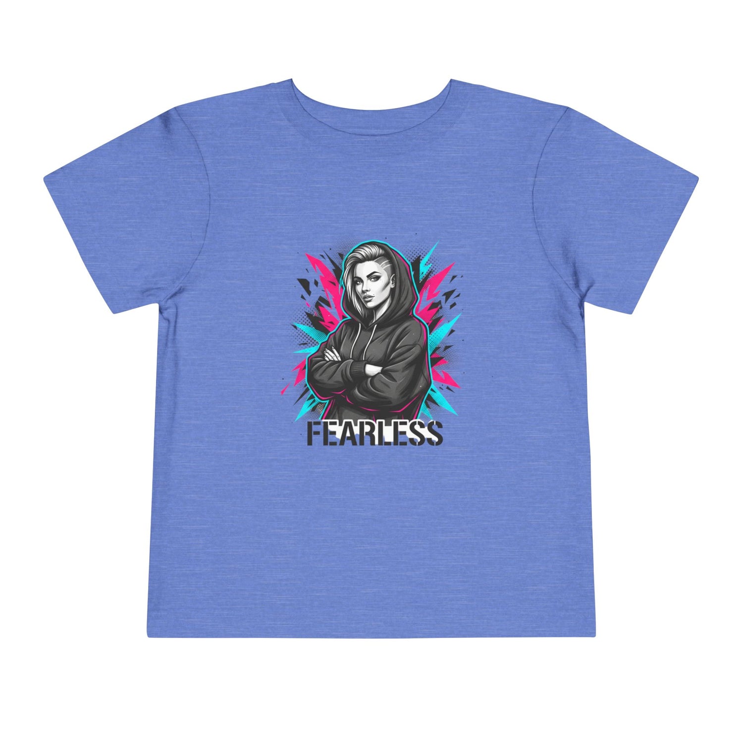 Fearless Toddler Tee — Bold Hoodie Girl Graphic Shirt