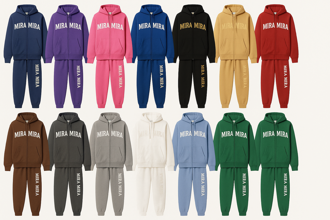 "MIRA MIRA" Unisex Streetwear Sweatsuit Bundle "(MIRACLE&