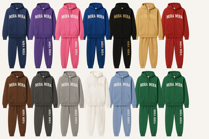 "MIRA MIRA" Unisex Streetwear Sweatsuit Bundle "(MIRACLE&