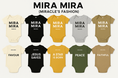 "MIRA MIRA" Beautiful Baby Essential with Inspirational Messages"(MIRACLE&