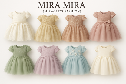 "MIRA MIRA" Baby Elegant Dresses "(MIRACLE&