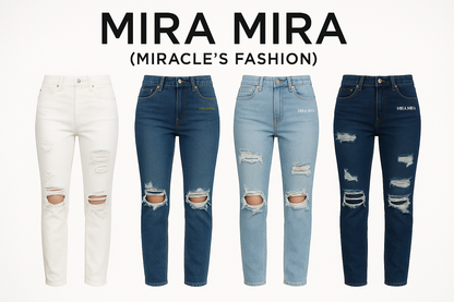 "MIRA MIRA" Adults &amp; Teens Long Jeans Pants "(MIRACLE&