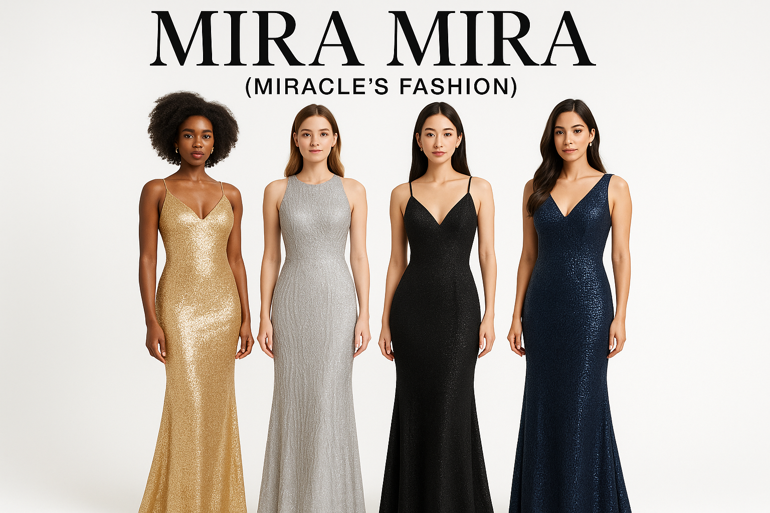 "MIRA MIRA" Girls &amp; Women Formal Dresses"(MIRACLE&