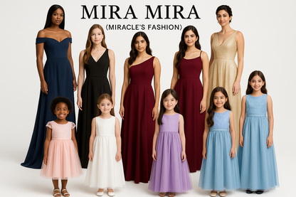"MIRA MIRA" Girls &amp; Women Formal Dresses"(MIRACLE&